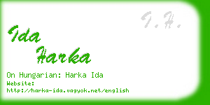 ida harka business card
